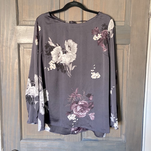 Silk Style Floral Dynamite Blouse - Picture 1 of 2